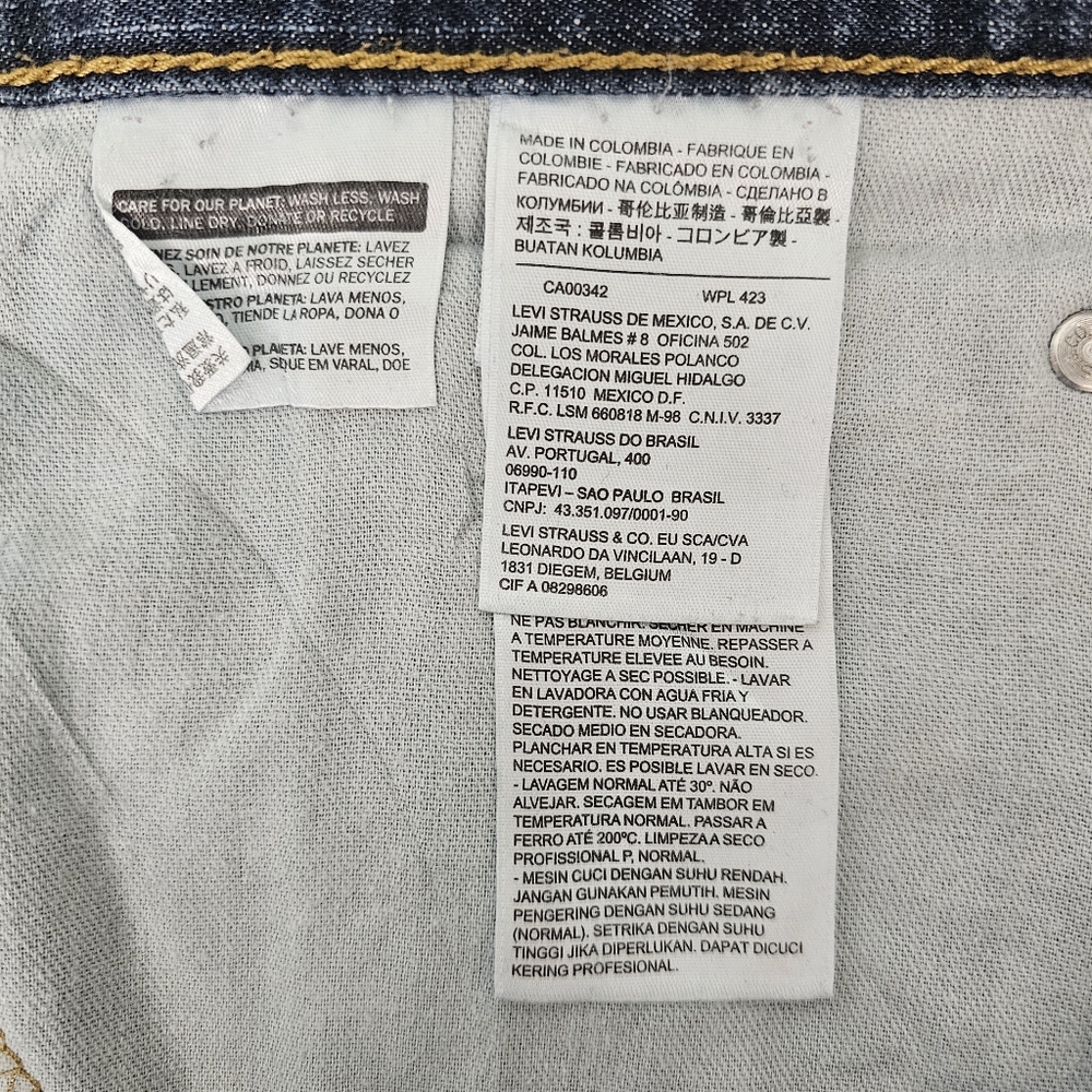 Levi's 559 Relaxed Straight Jeans Men's W38 L32 - Picture 9 of 10